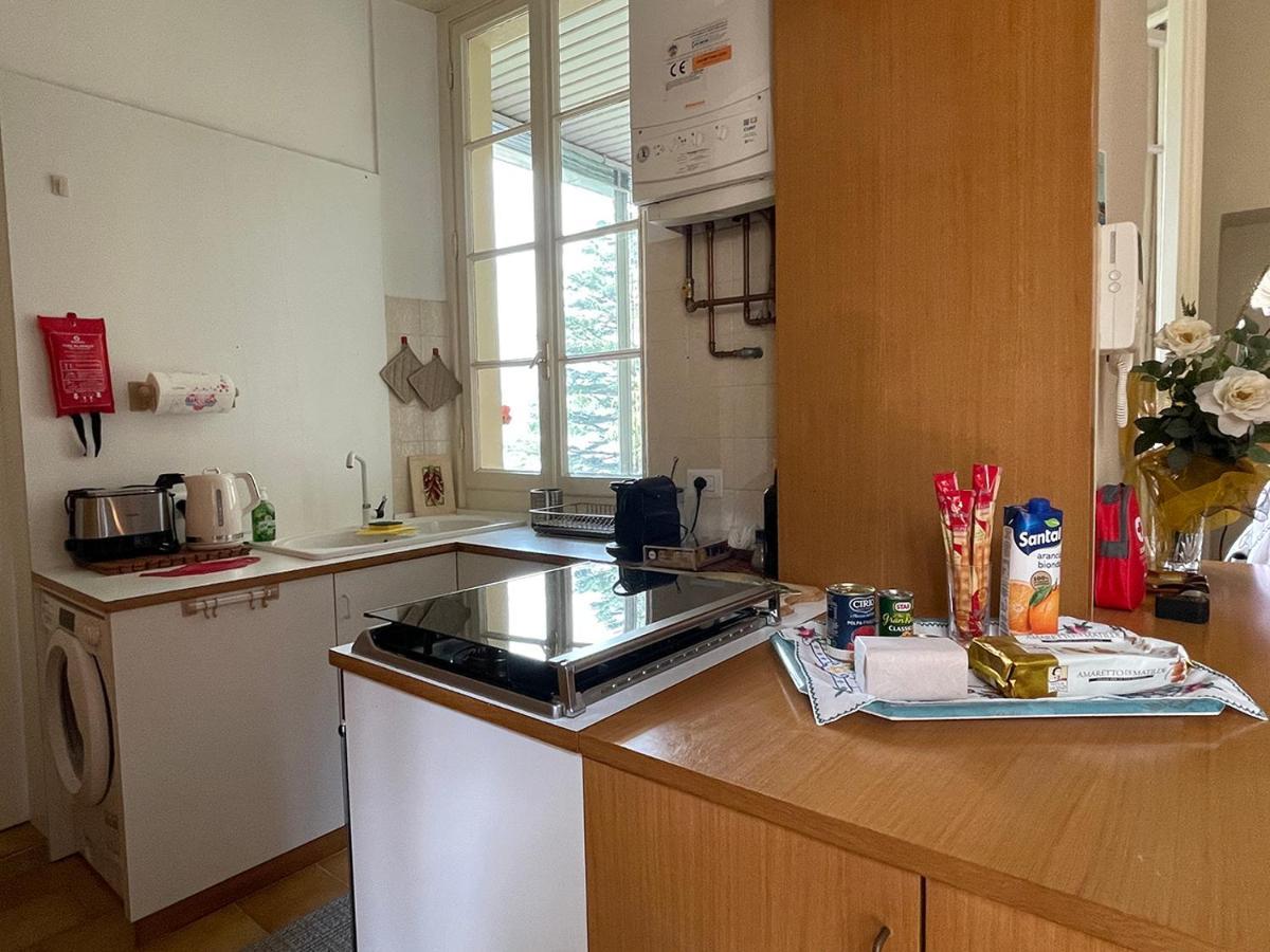 Lake Como Villa Ines Junior Apartment Faggeto Lario Exterior foto